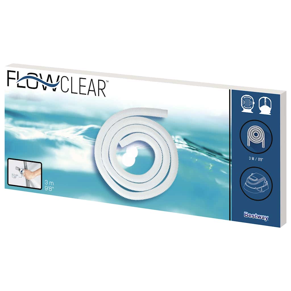 Flowclear udskiftningsslange 32 mm