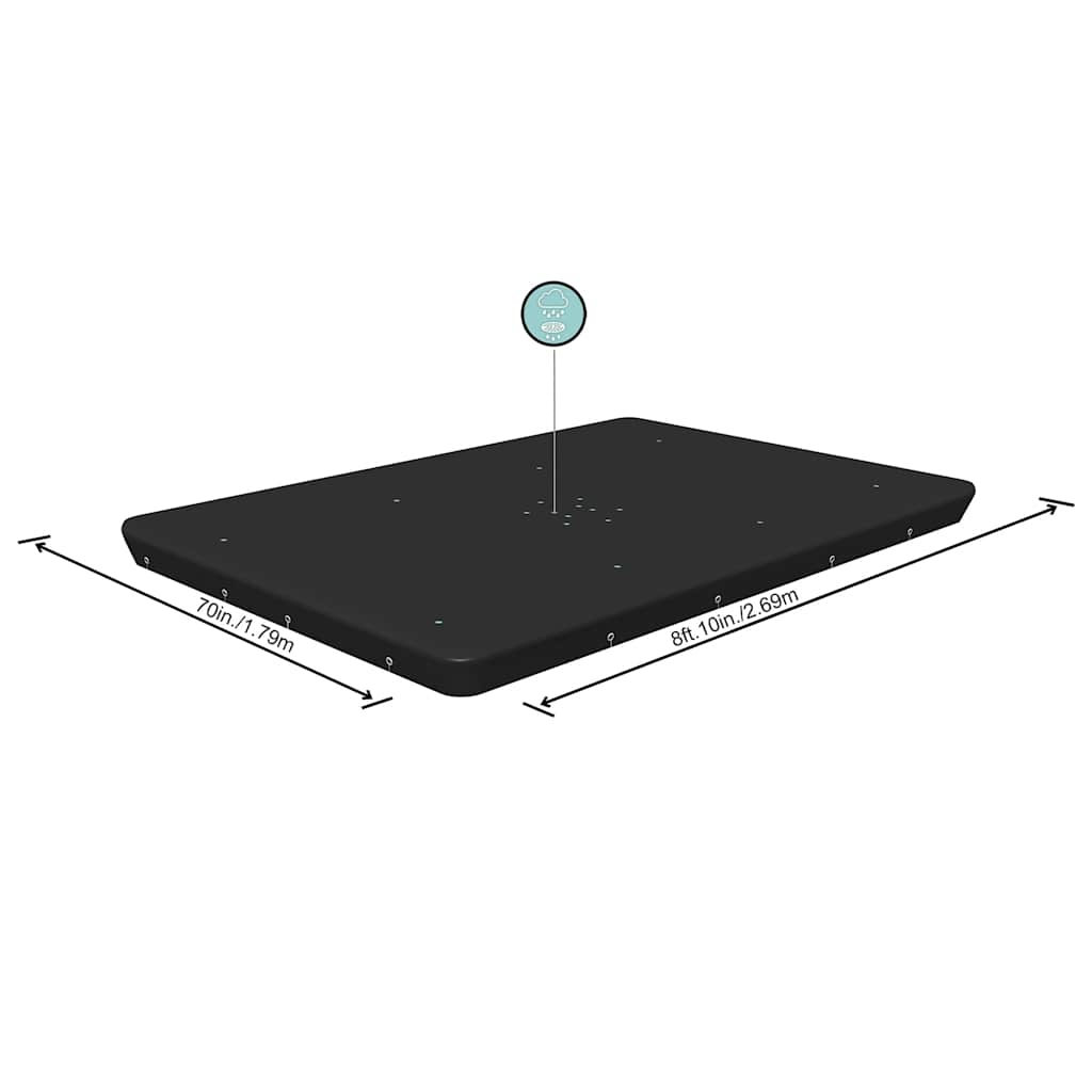 Flowclear poolovertræk 269x179 cm