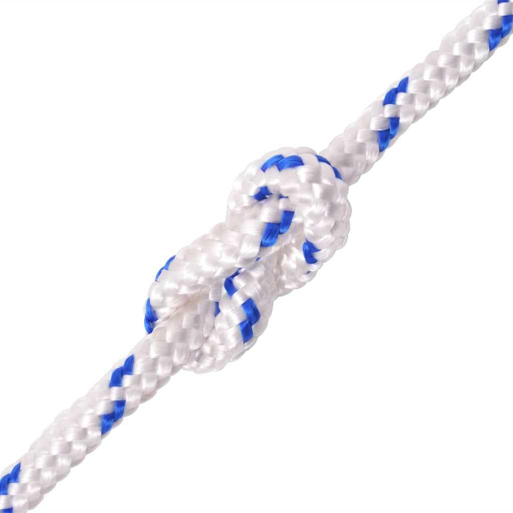 marinereb polypropylen 8 mm 100 m hvid