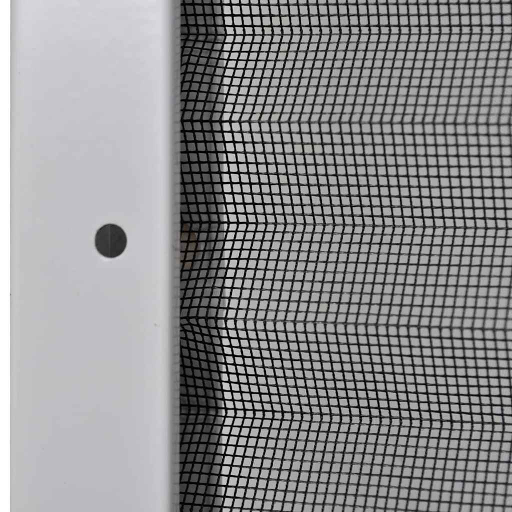 plisseret insektnet til vinduer aluminium 120 x 120 cm