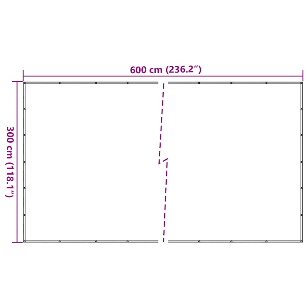 containernet HDPE 3 x 6 m sort
