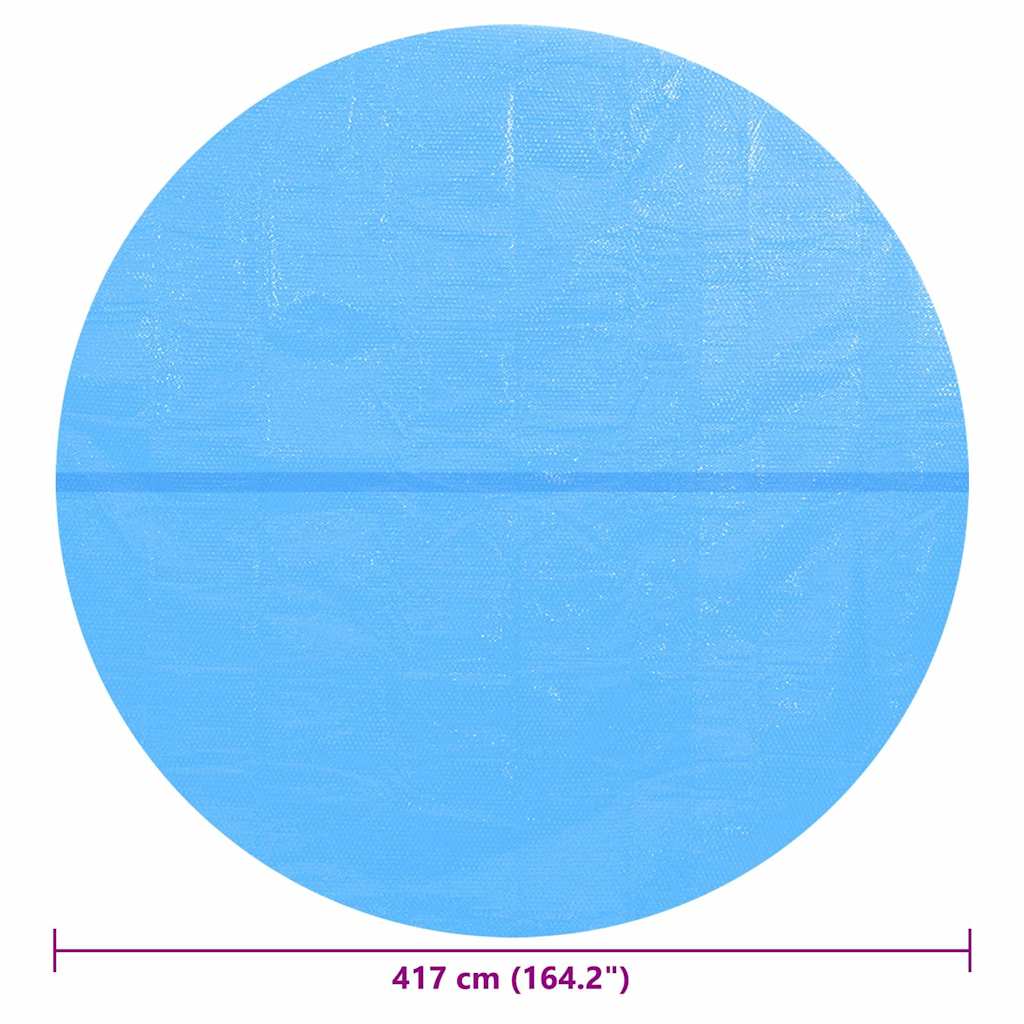 poolovertræk 417 cm PE blå