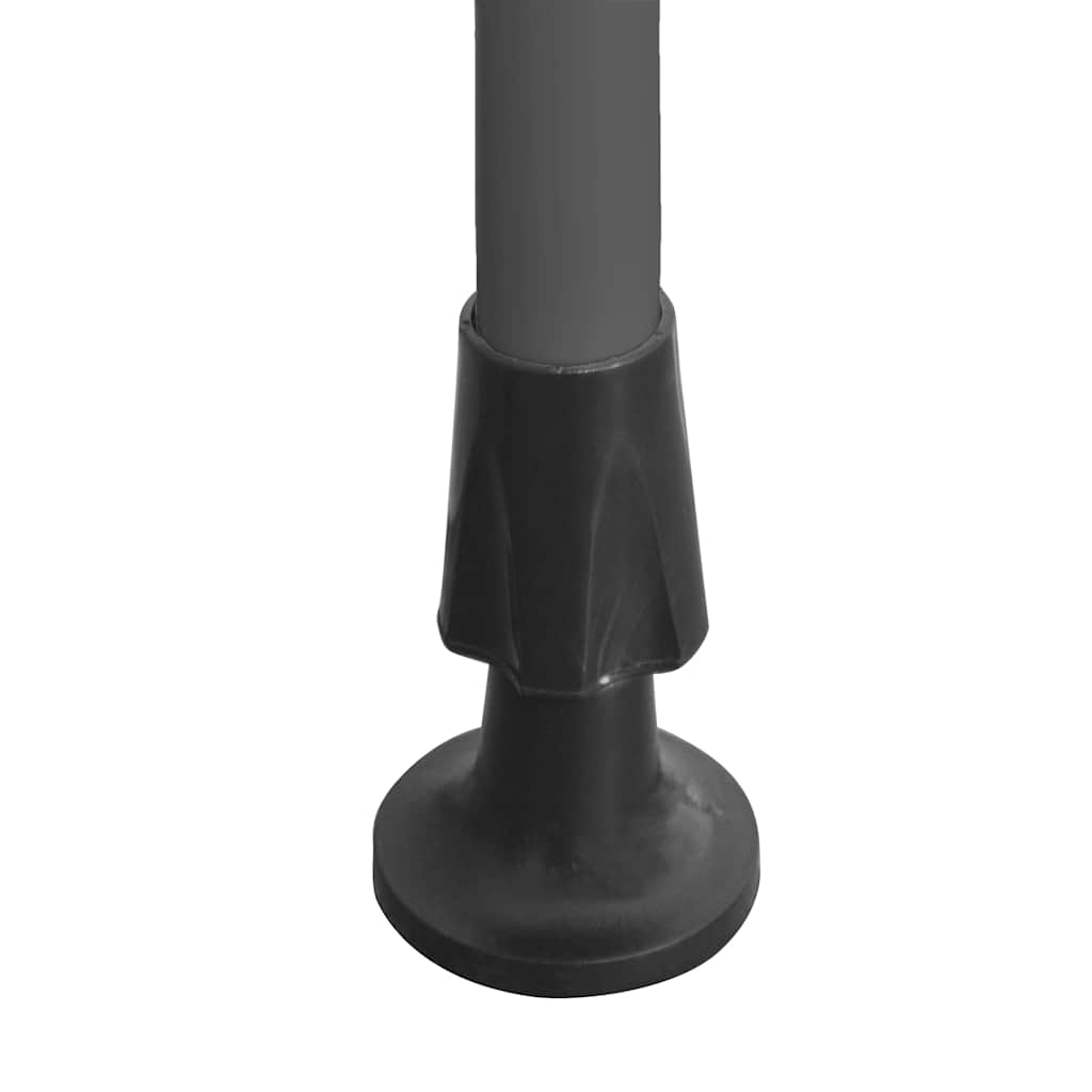 markise m. LED-lys manuel betjening 200 cm orange og brun