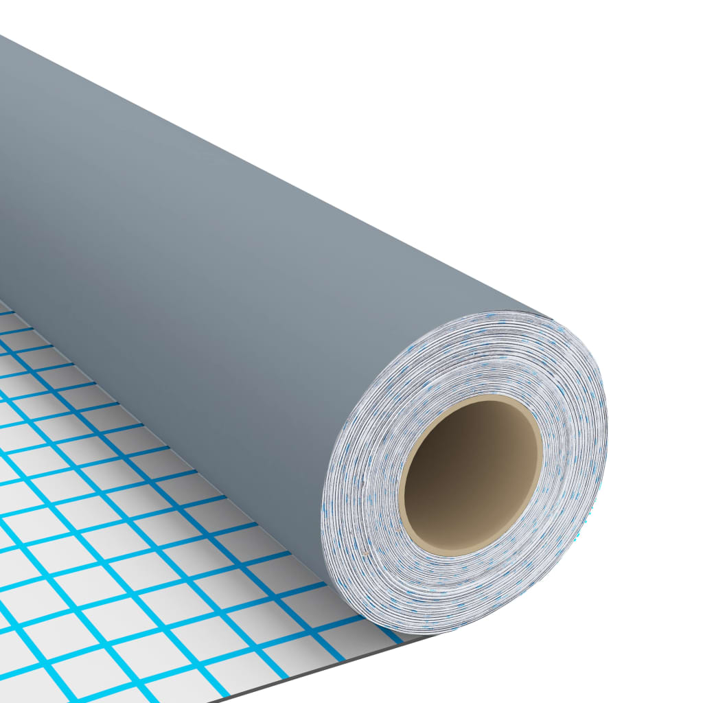 selvklæbende folie til møbler 500x90 cm PVC grå
