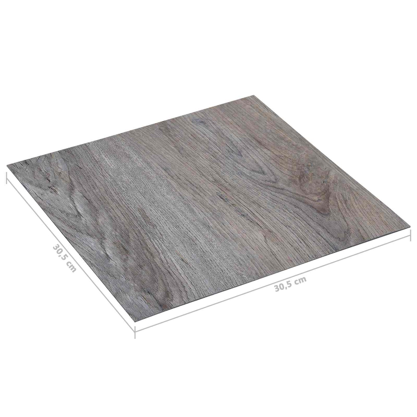 Gulvplanker 55 pcs Lys Brun 5,11 m² PVC