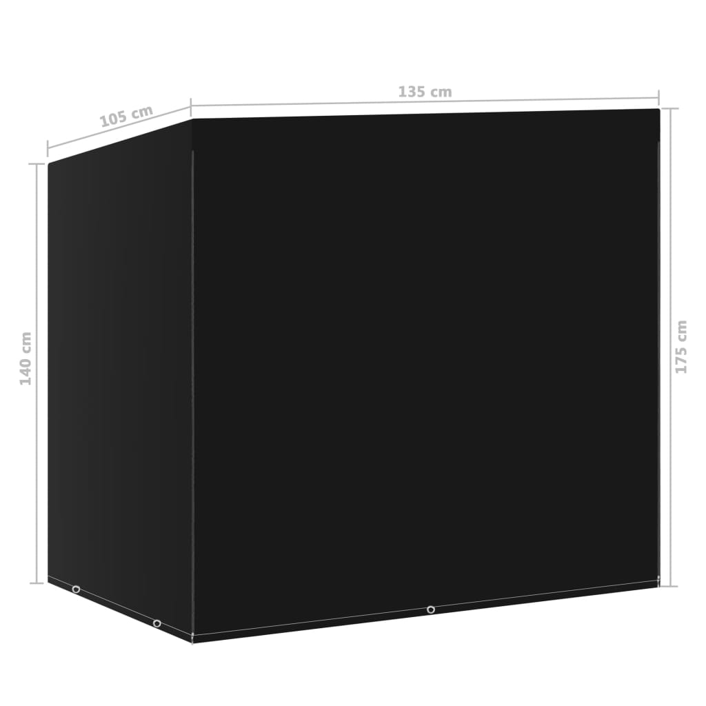 overtræk til hængesofa 135x105x175 cm 6 snørehuller
