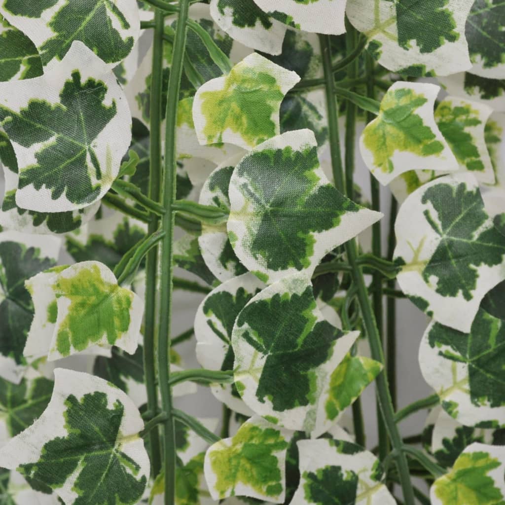 kunstige vedbendplanter 4 stk. 90 cm broget