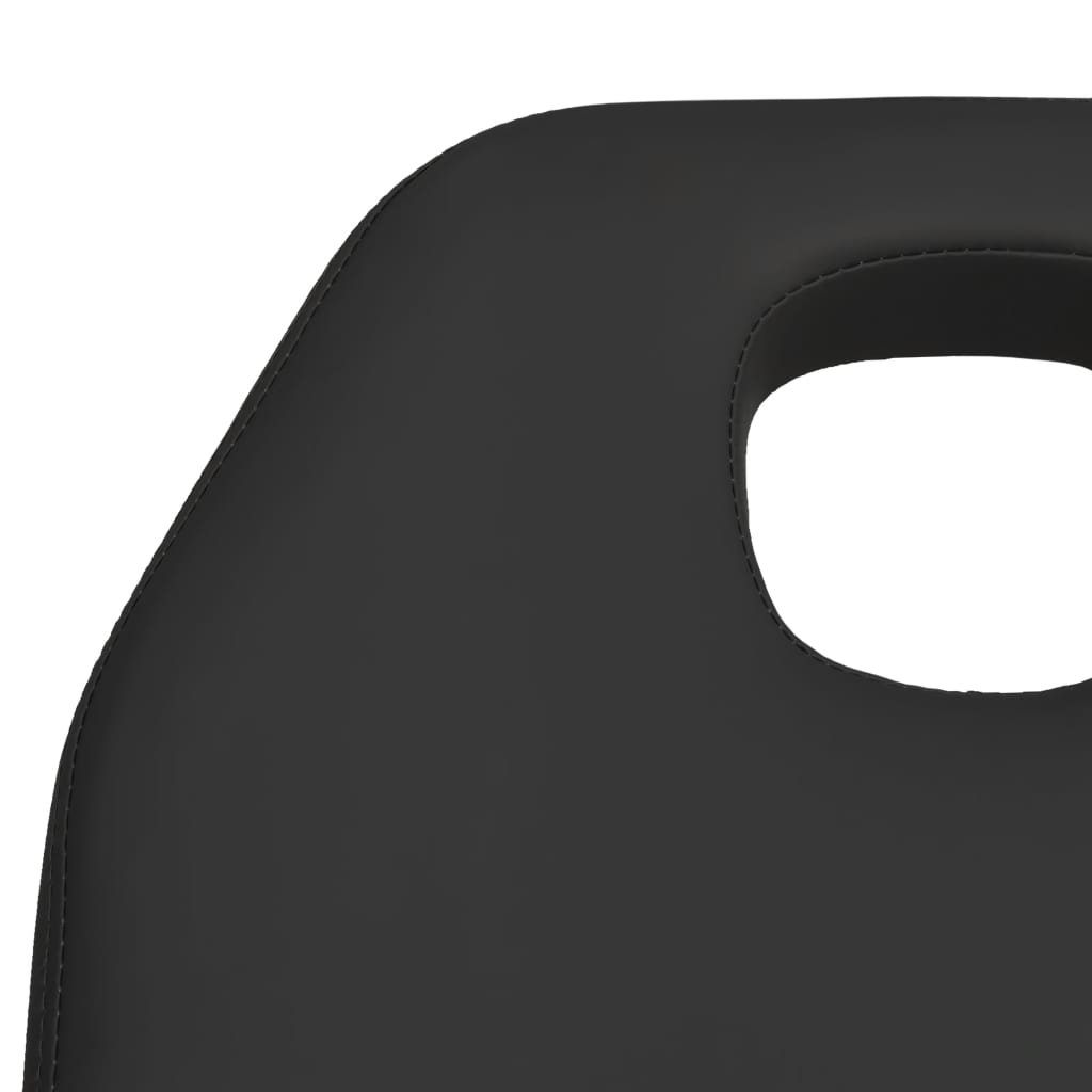 massagebord 180x62(87-112) cm sort