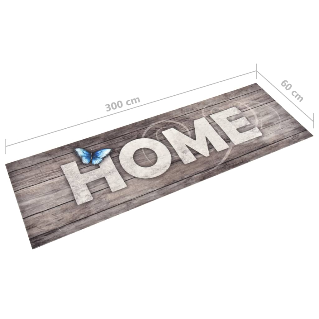 vaskbar køkkenmåtte 60x300 cm Home-tryk