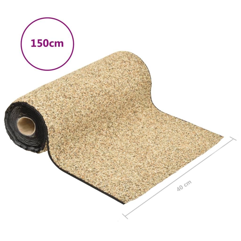 stenfolie 150x40 cm naturligt sand