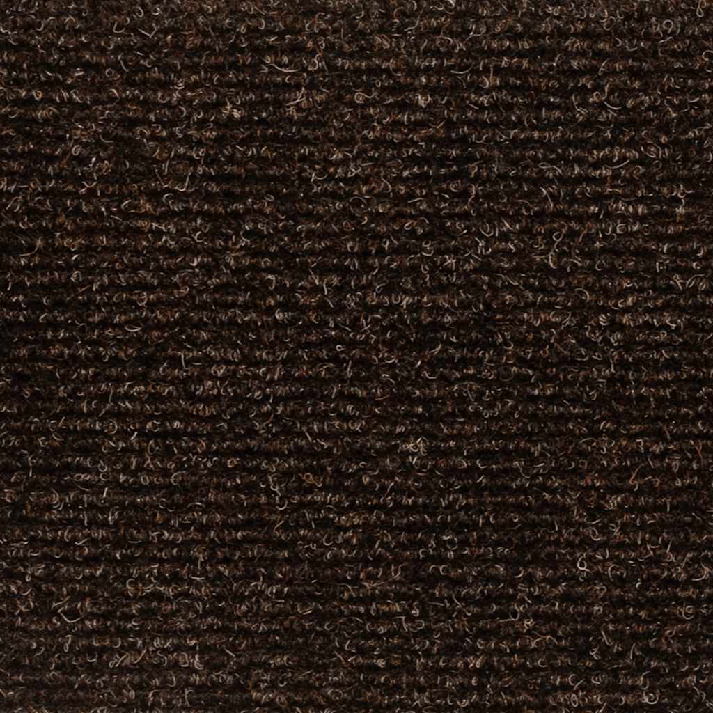 trappemåtter selvklæbende 5 stk. 56x17x3 cm brune halvrund