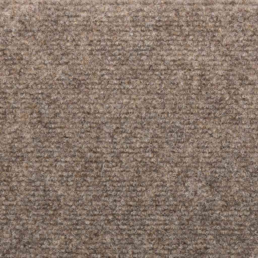 trappemåtter selvklæbende 10 stk. 65x21x4 cm beige halvrund store