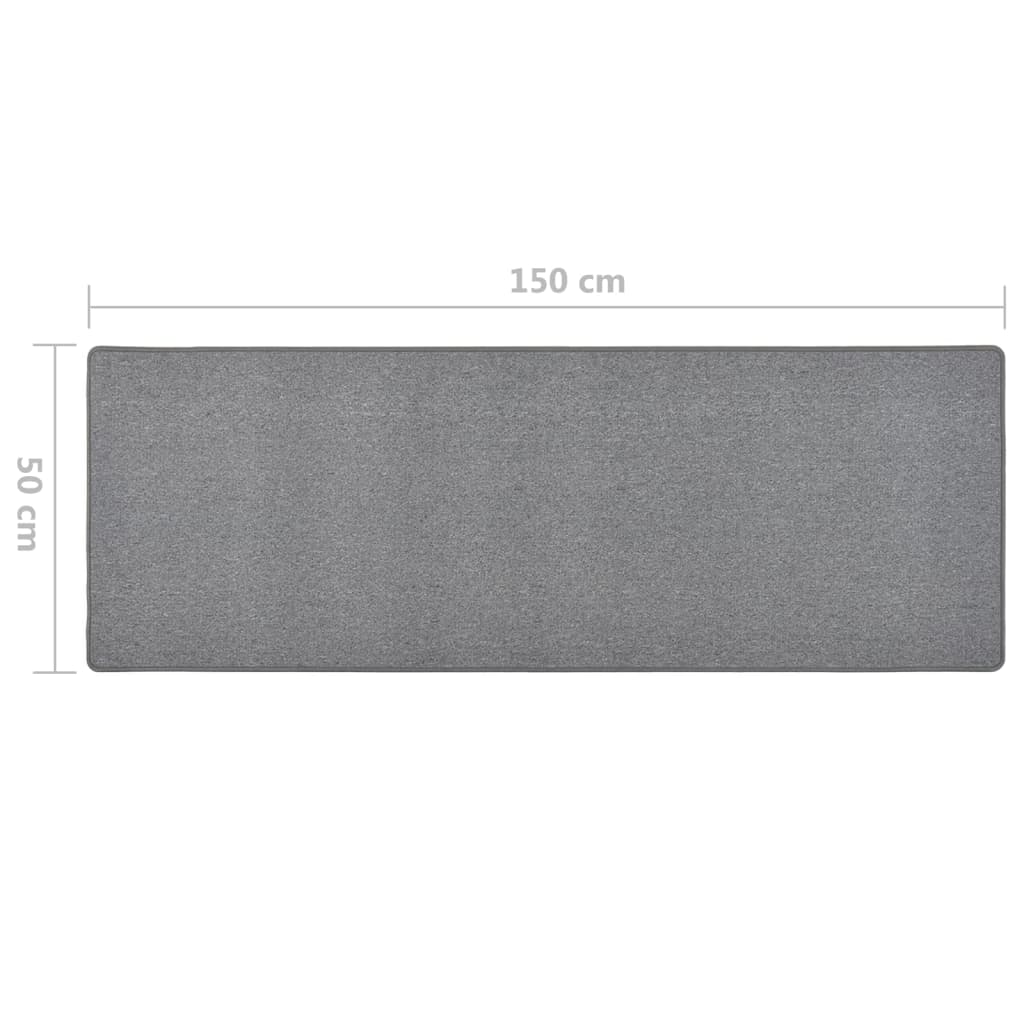 tæppeløber 50x150 cm mørkegrå