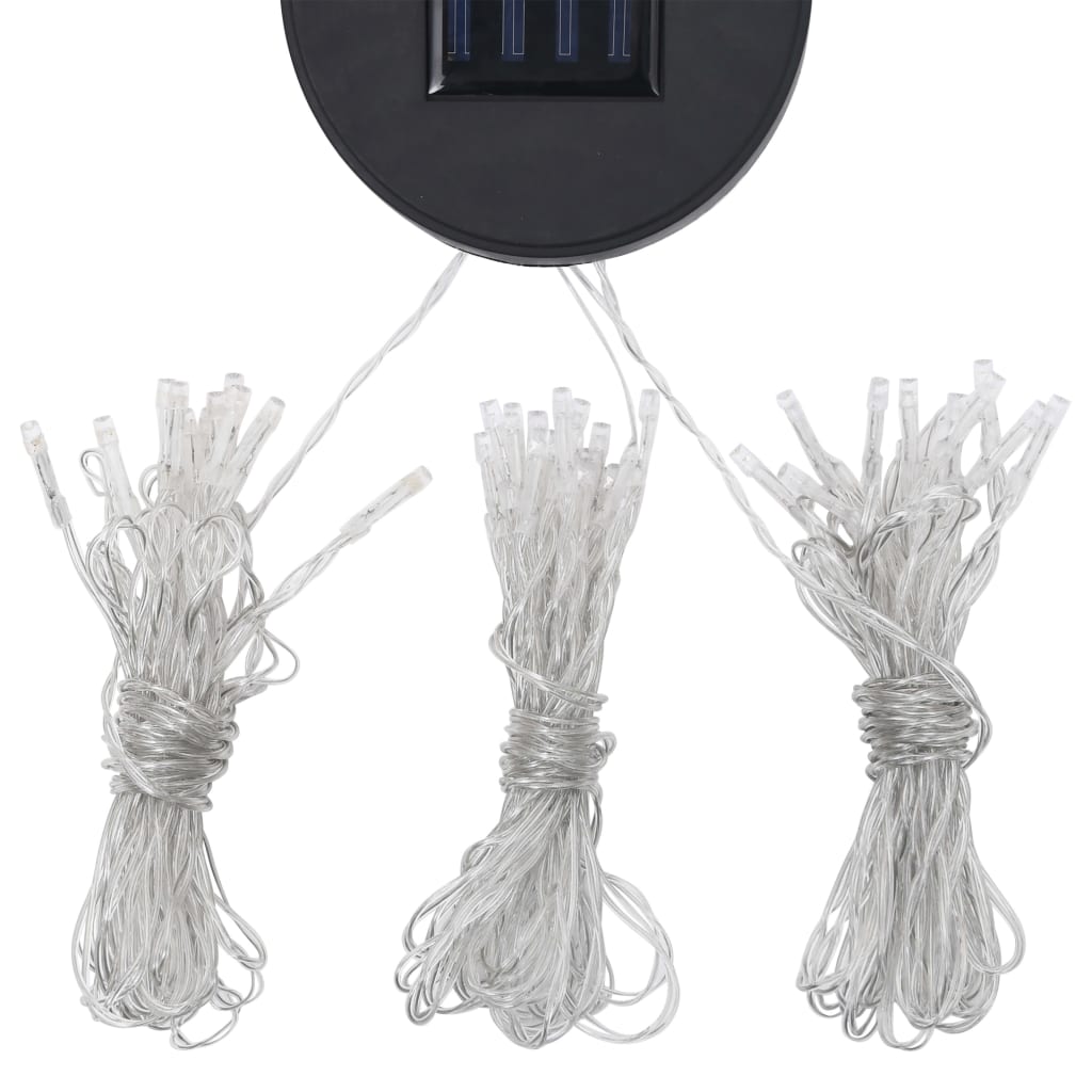 pavillon med gardin + LED-lyskæde 300x300 cm aluminium gråbrun