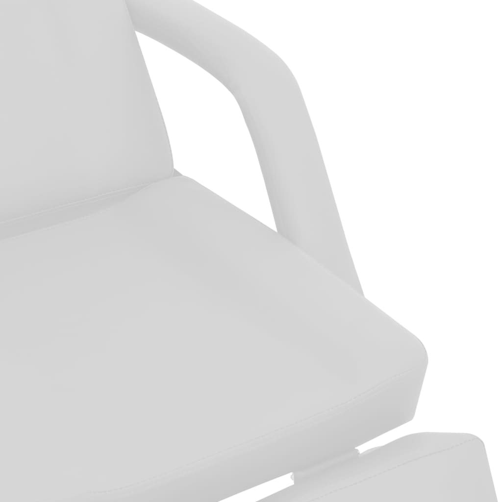 behandlerbriks 180x62x78 cm kunstlæder hvid