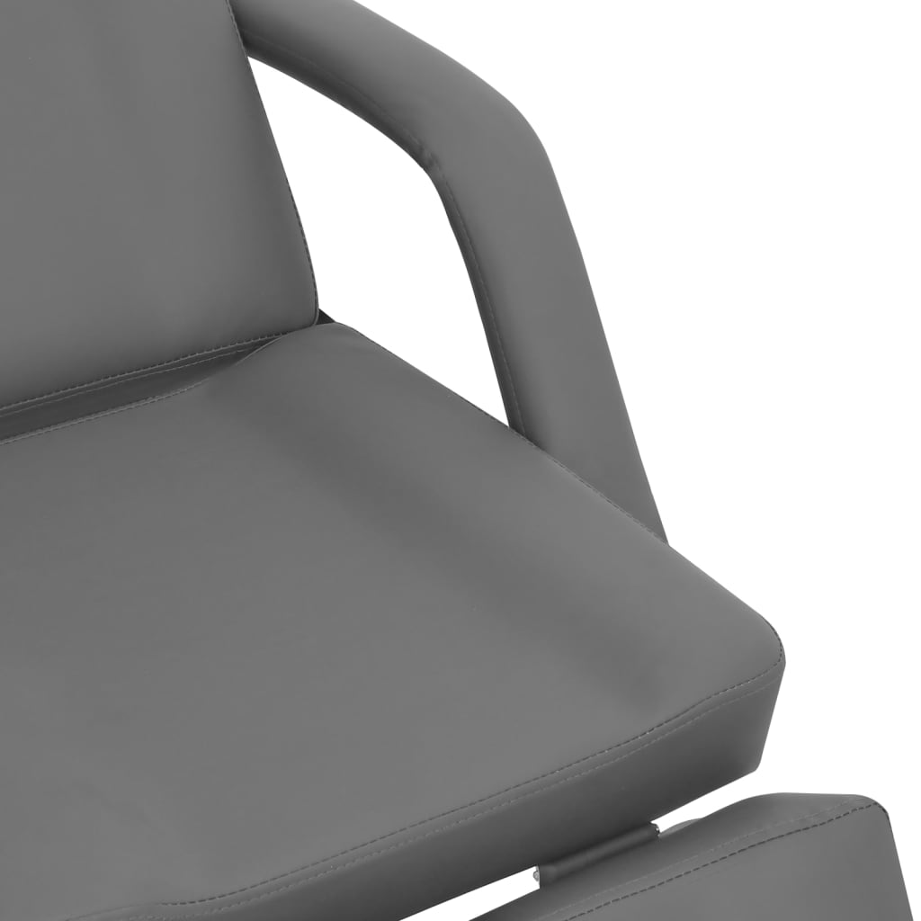 behandlerbriks 180x62x78 cm kunstlæder grå