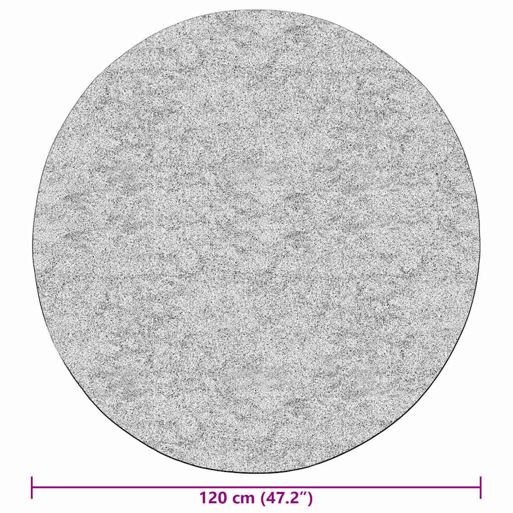 gulvtæppe φ120 vaskbart patchworkdesign flerfarvet