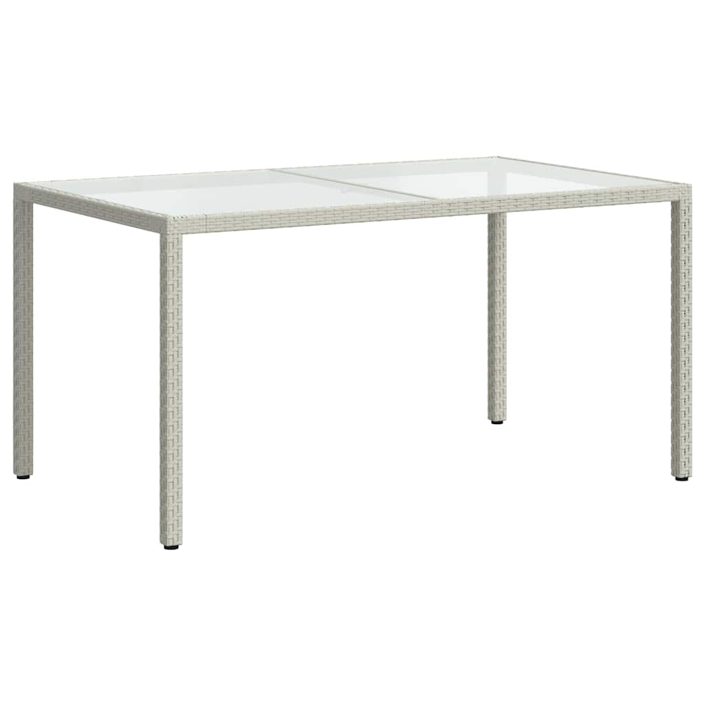 udendørs spisebordssæt 5 dele med hynder polyrattan hvid