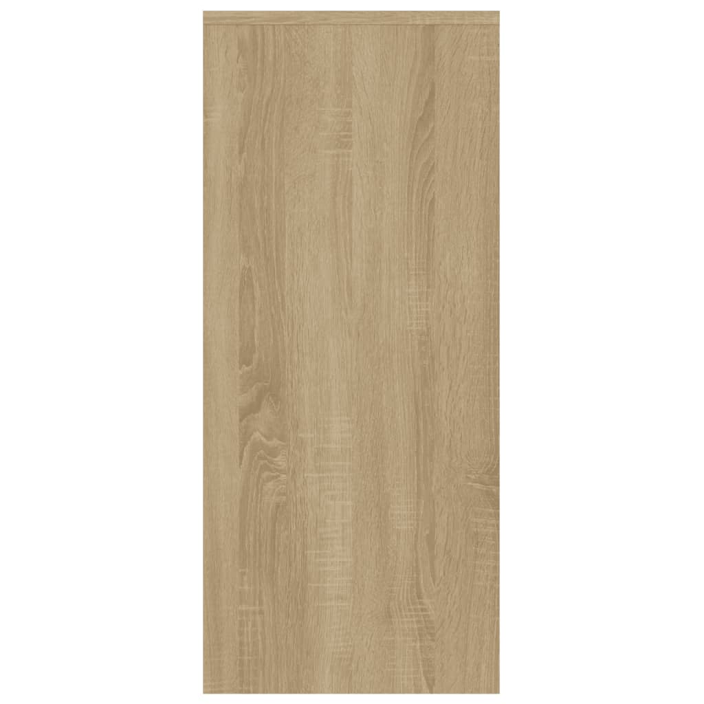 skænk 102x33x75 cm konstrueret træ sonoma-eg
