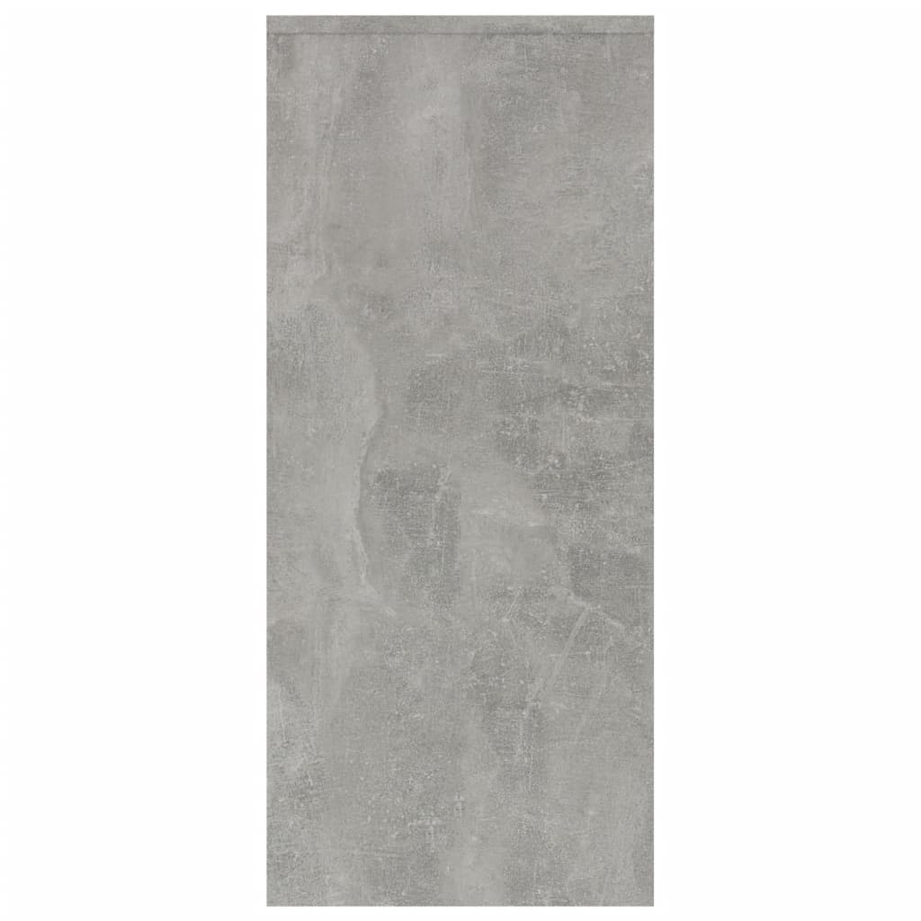 skænk 102x33x75 cm konstrueret træ betongrå