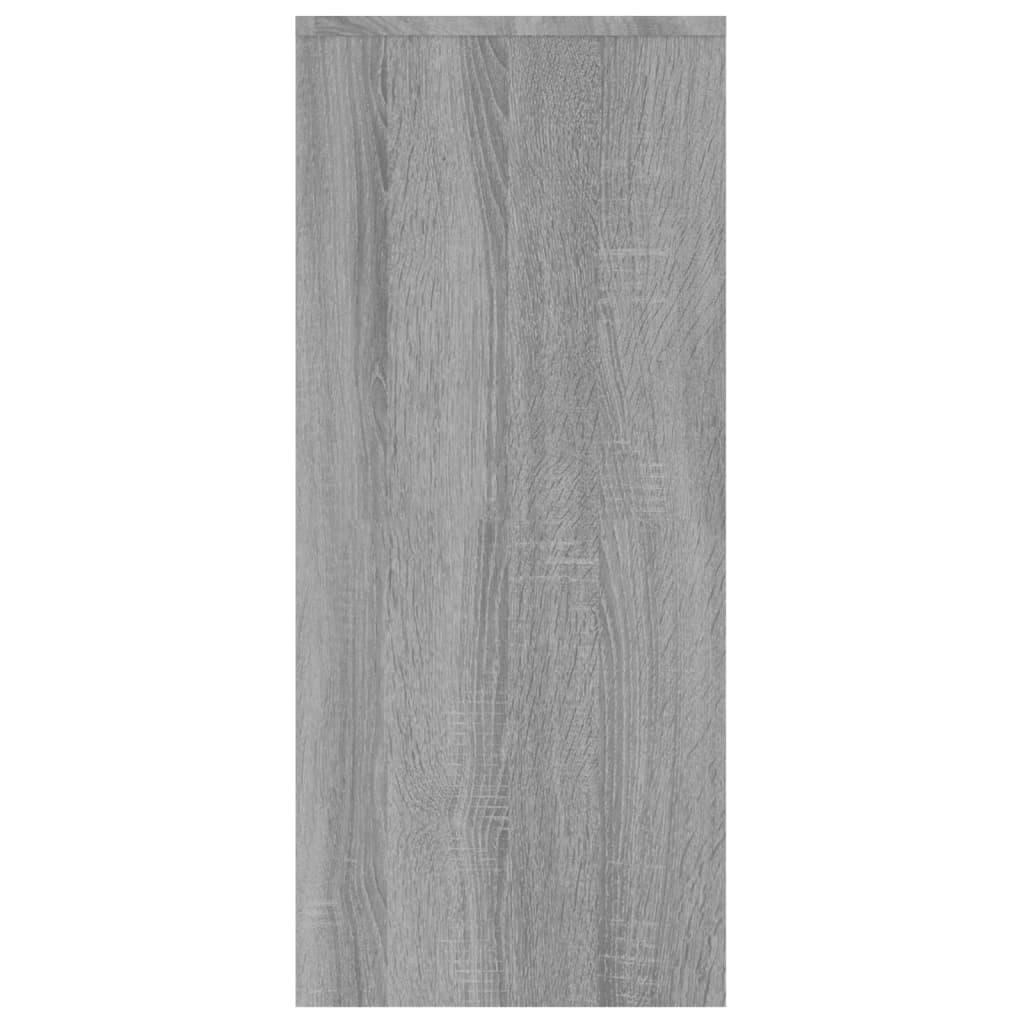 skænk 102x33x75 cm konstrueret træ grå sonoma-eg