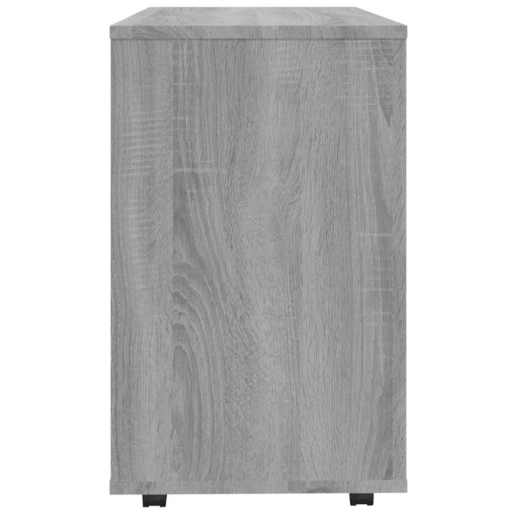 sidebord 70x35x60,5 cm konstrueret træ grå sonoma-eg