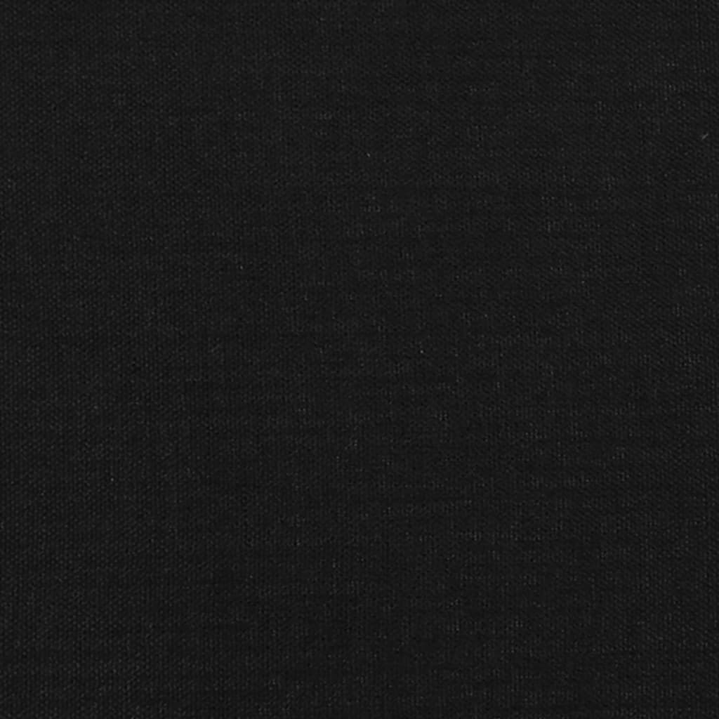 sengegavle 144x5x78/88 cm stof sort