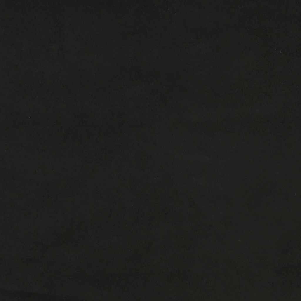 sengegavle 144x5x78/88 cm fløjl sort