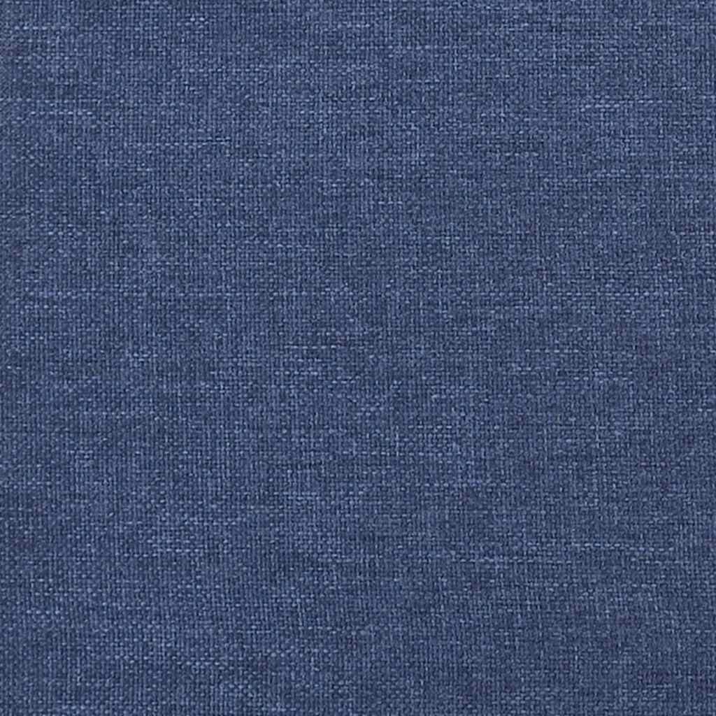 sengegavl 90x5x78/88 cm stof blå