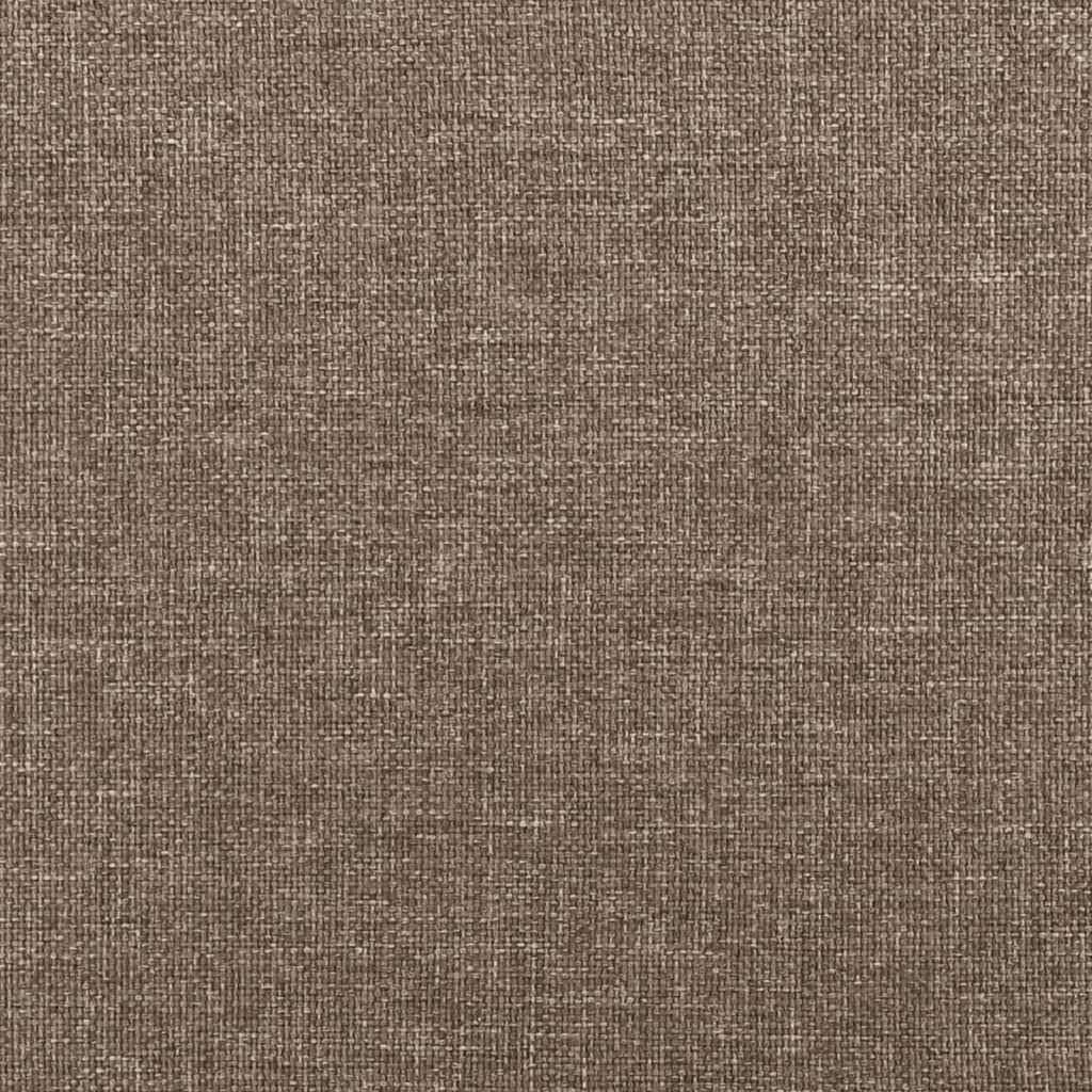 sengegavl taupe 180x5x118/128 cm stof