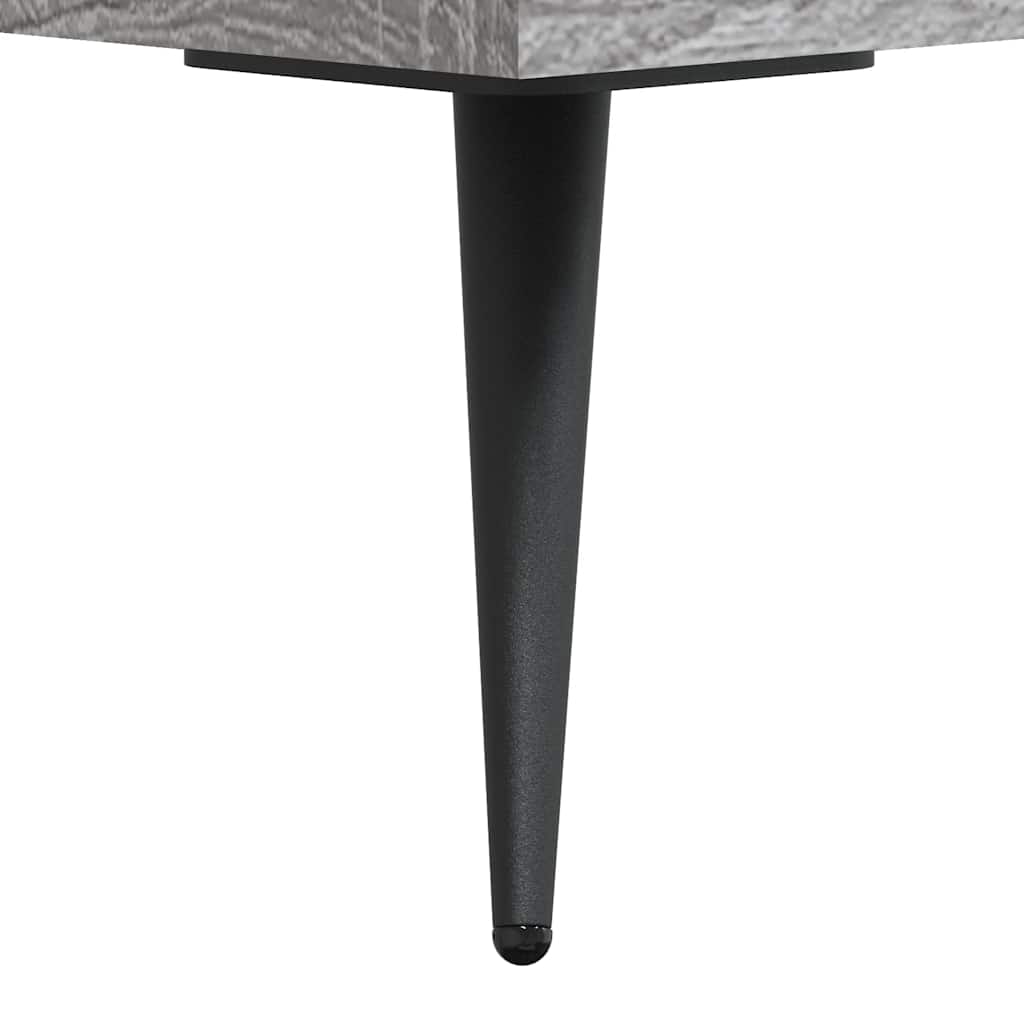 højskab 69,5x34x180 cm konstrueret træ grå sonoma-eg