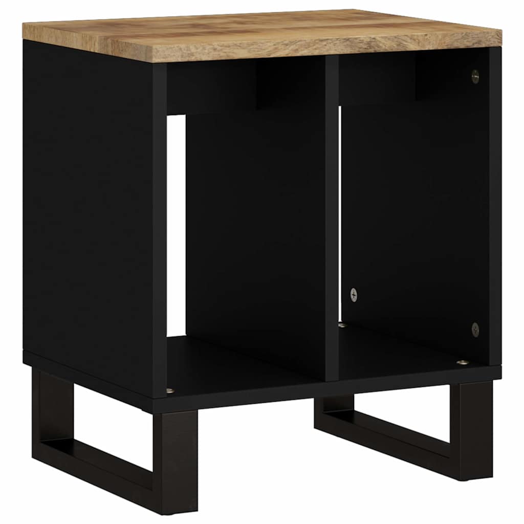 sidebord 40x31x46 cm massivt mangotræ og konstrueret træ