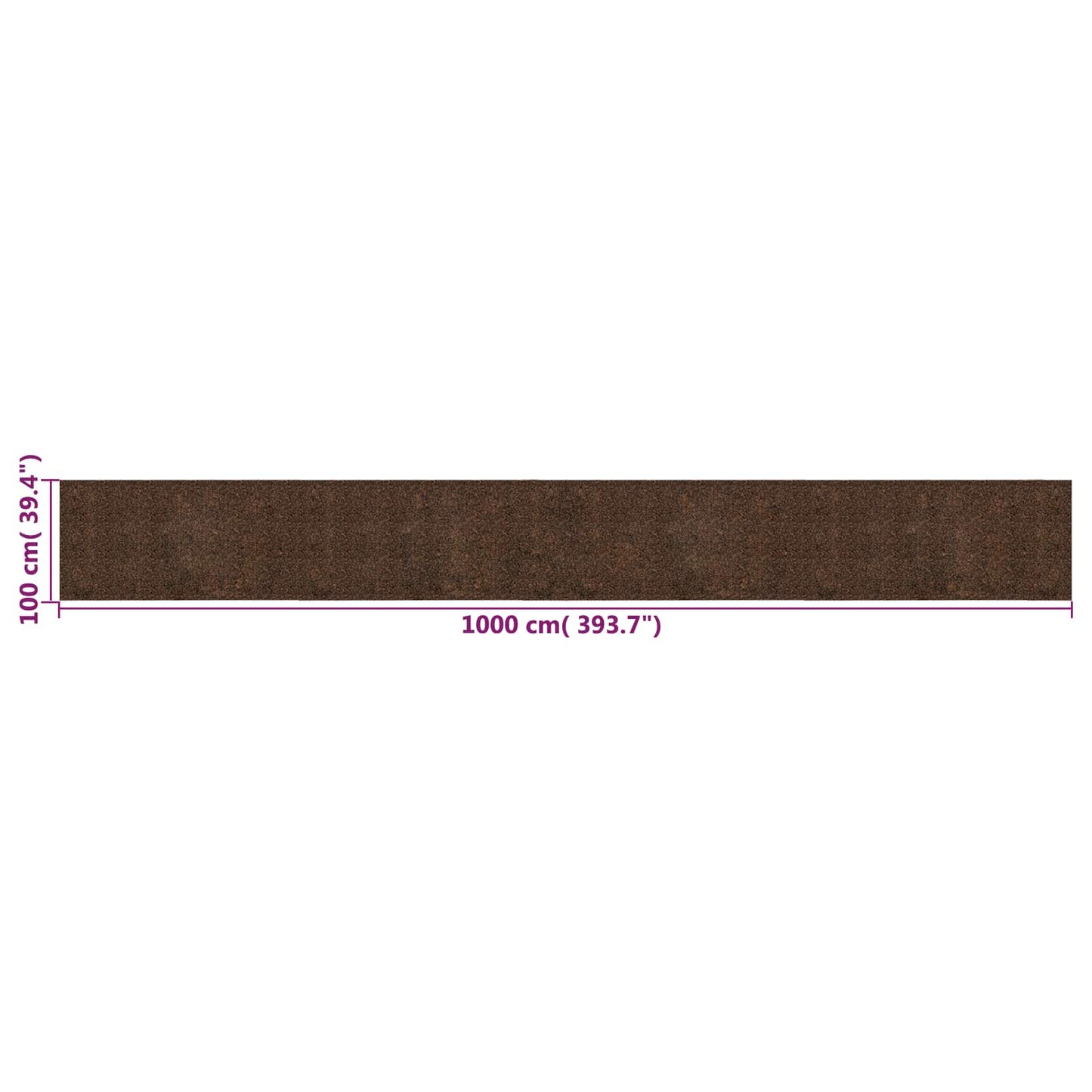 Korkrulle Brun 1000 x 100 cm Kork og Gummi
