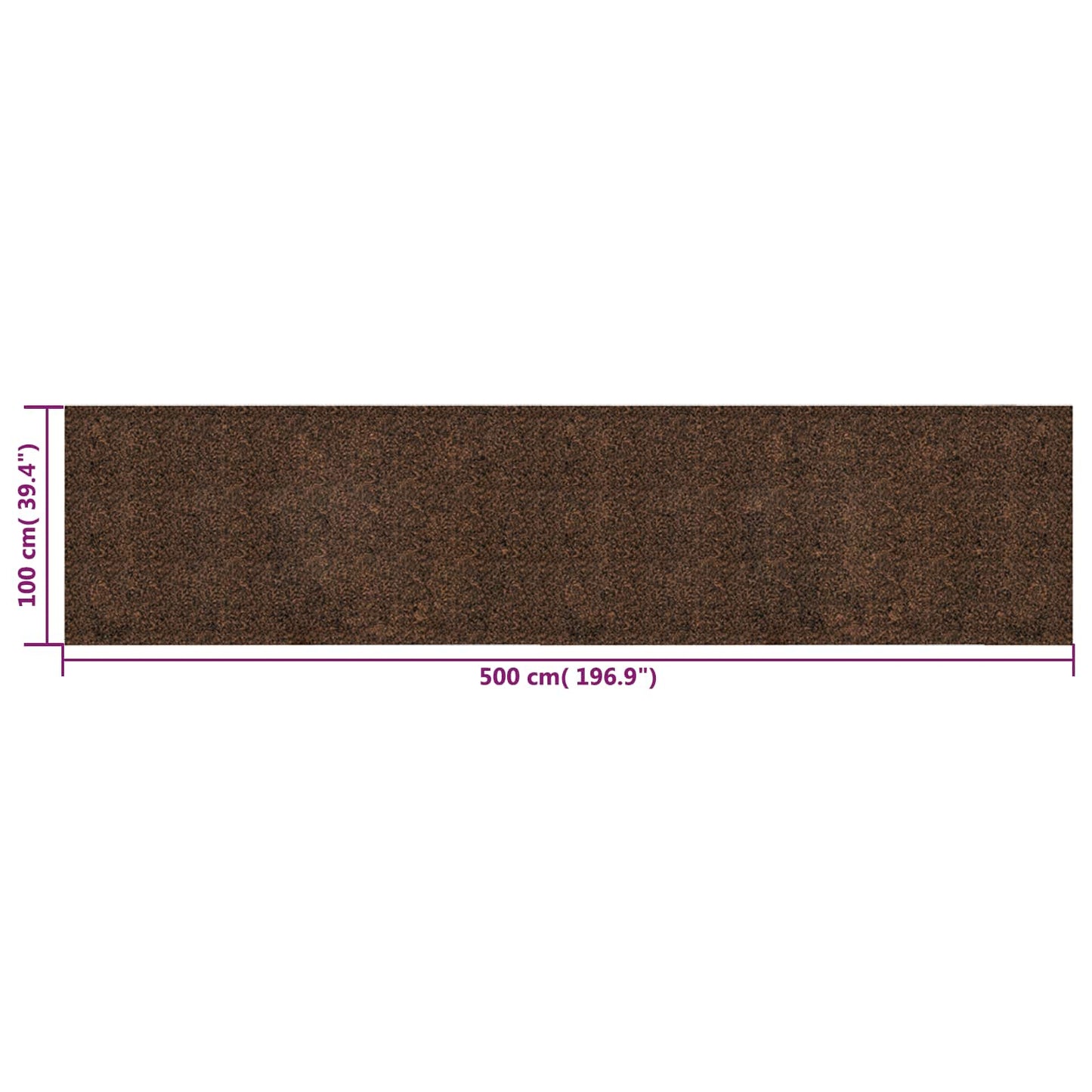 Korkrulle Brun 500 x 100 cm Kork og Gummi