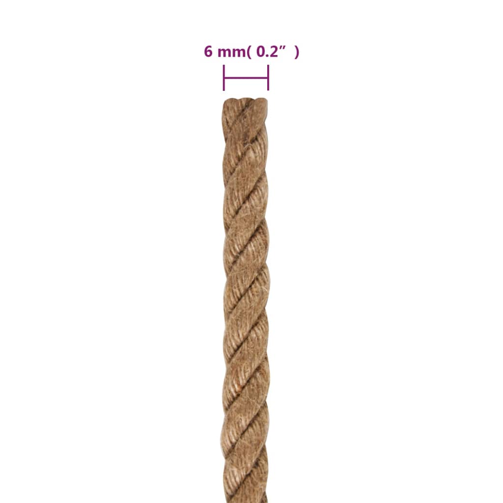 jutereb 25 m langt 6 mm tykt
