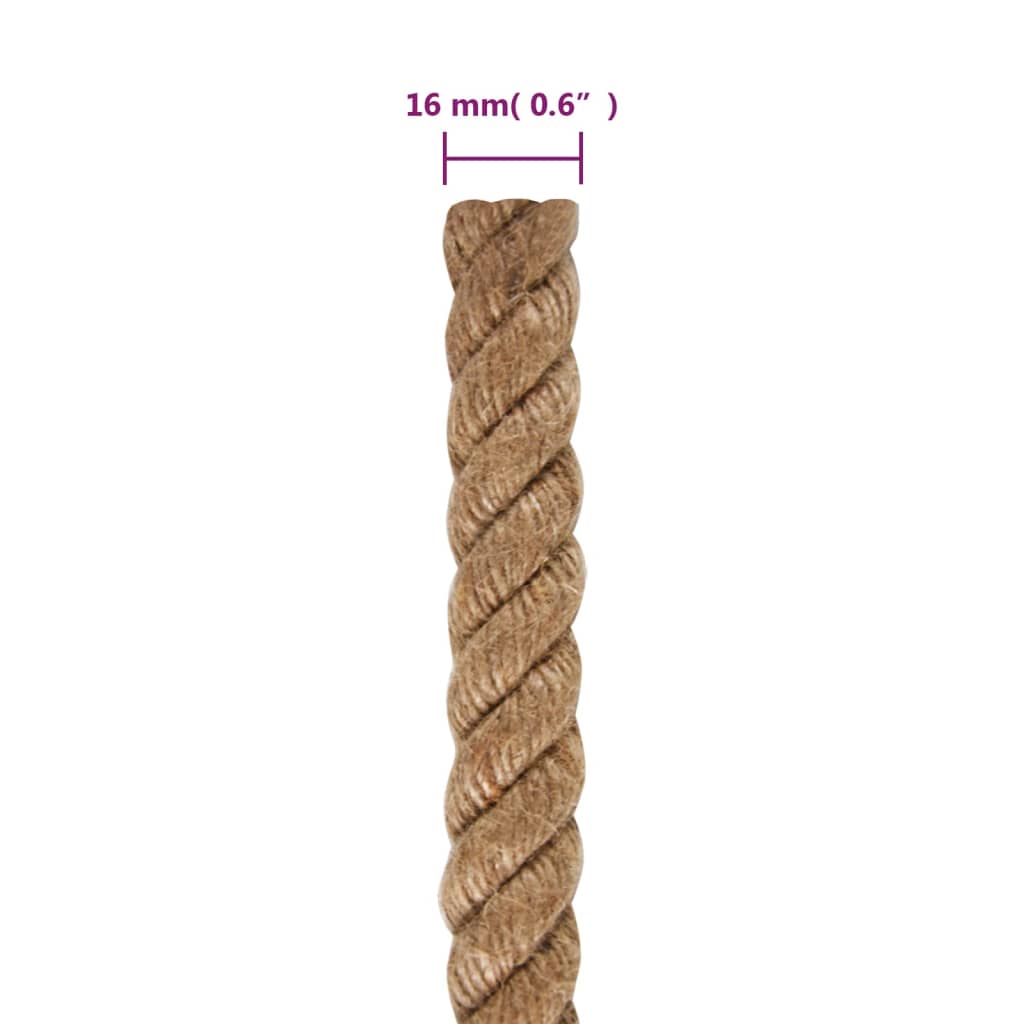 jutereb 25 m langt 16 mm tykt