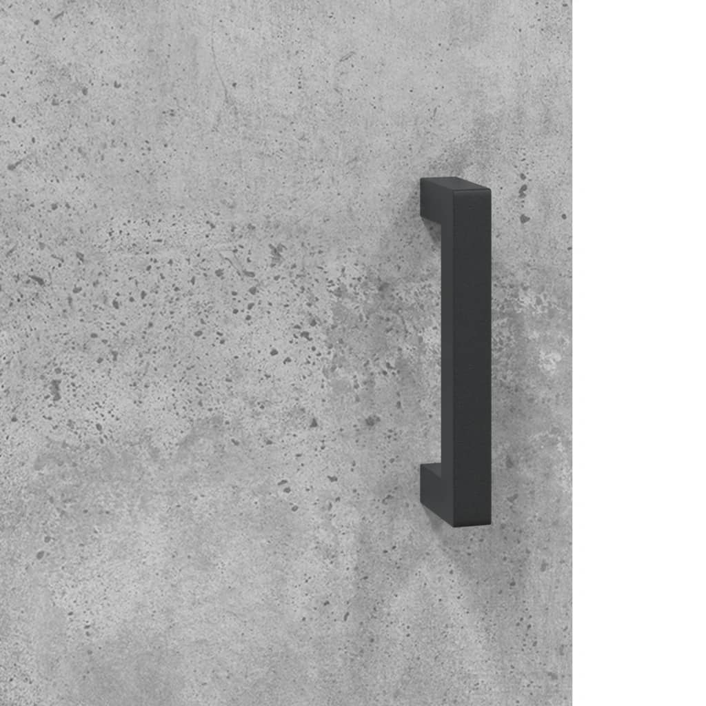 skænk 69,5x34x90 cm konstrueret træ betongrå