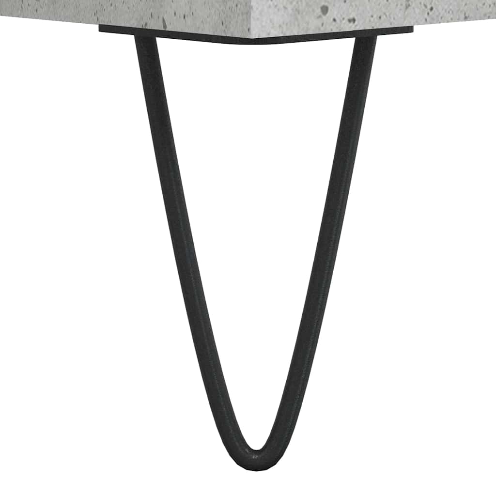 badeværelsesskab 80x33x60 cm konstrueret træ betongrå