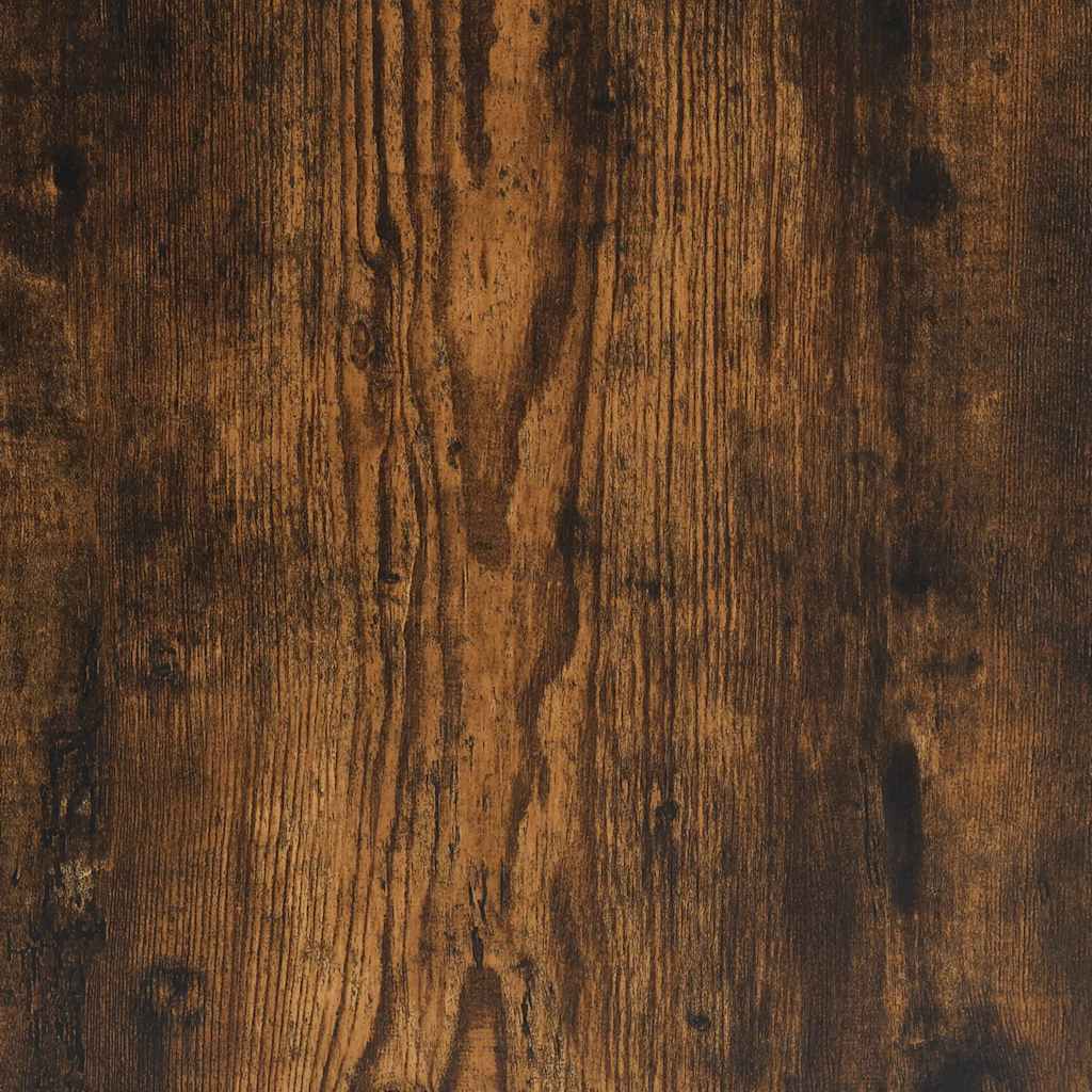 vinylskab 84,5x38x48 cm konstrueret træ røget egetræsfarve
