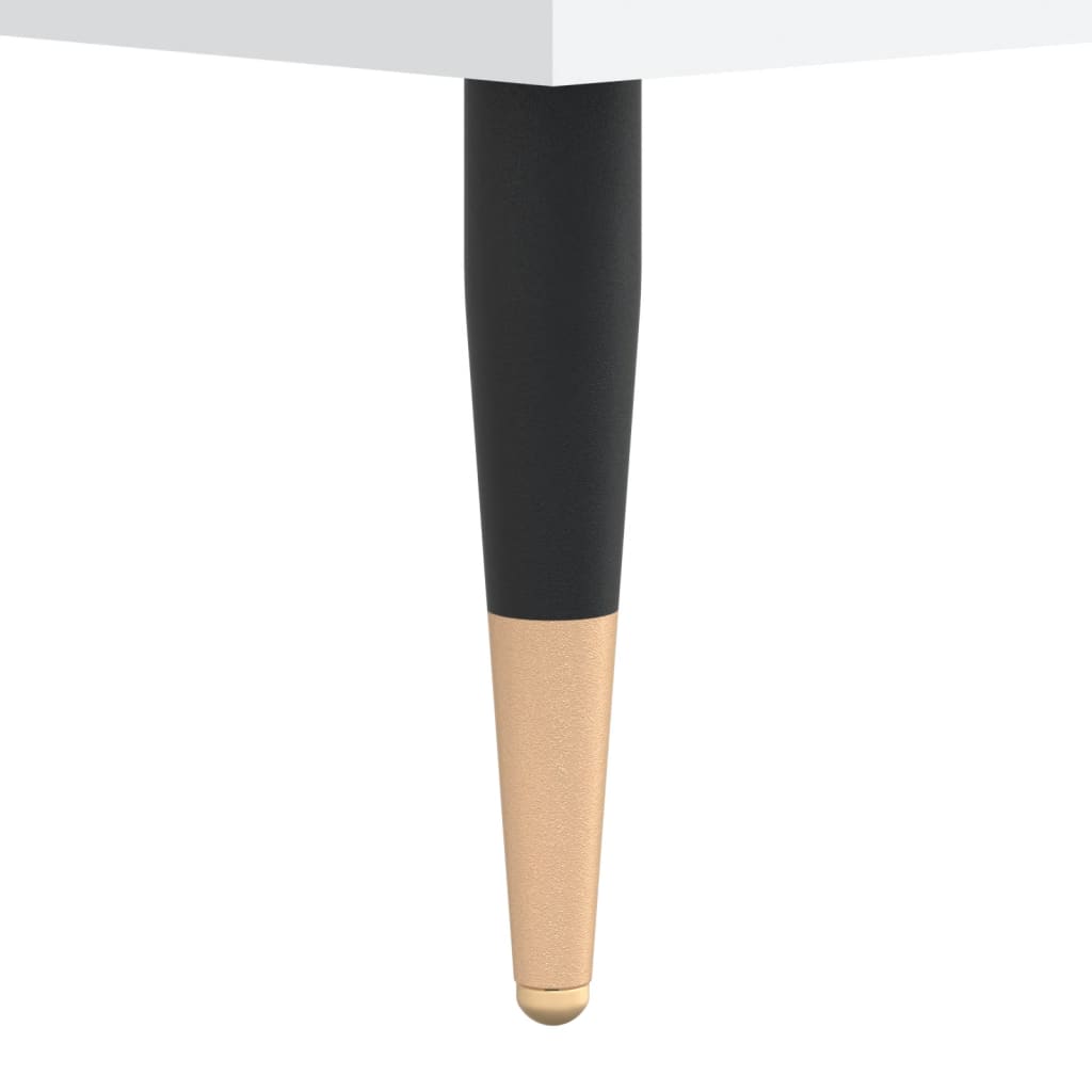 sengeborde 2 stk. 40x35x47,5 cm konstrueret træ hvid