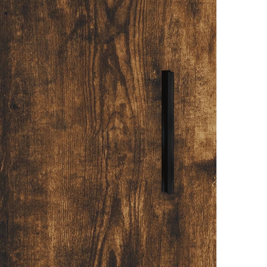 sengeborde 2 stk. 40x40x50 cm konstrueret træ røget egetræ