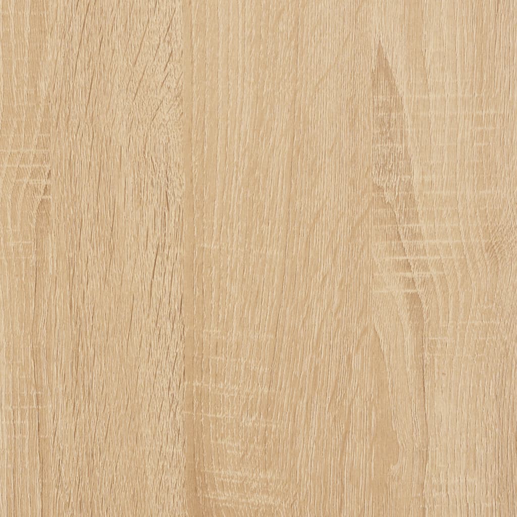 væghængt sengebord 35x35x20 cm sonoma-eg