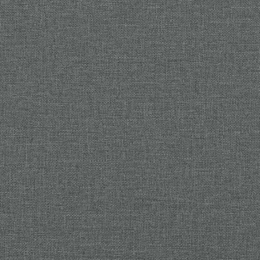 daybed 90x190 cm stof mørkegrå
