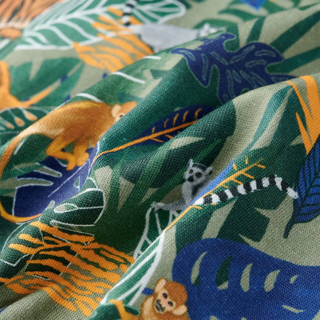 Kortærmet T-shirt til børn str. 116 flerfarvet