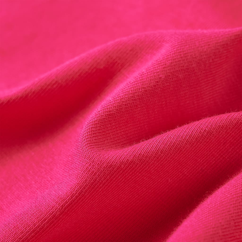 Langærmet T-shirt til børn str. 104 pink