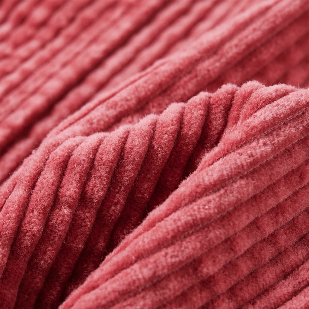 Kjole til børn str. 92 jernbanefløjl pink