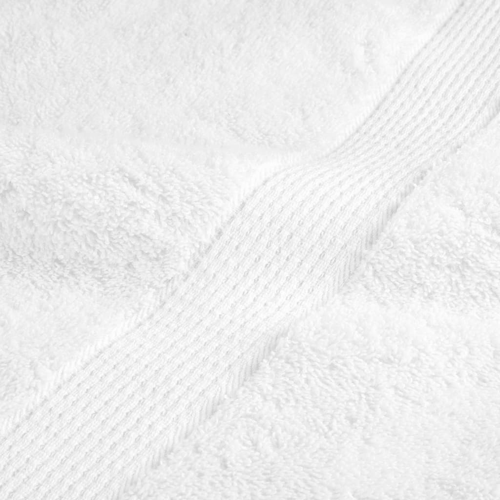 Premium håndklæder SOLUND 4 stk. hvid 50x100 cm 600 gsm
