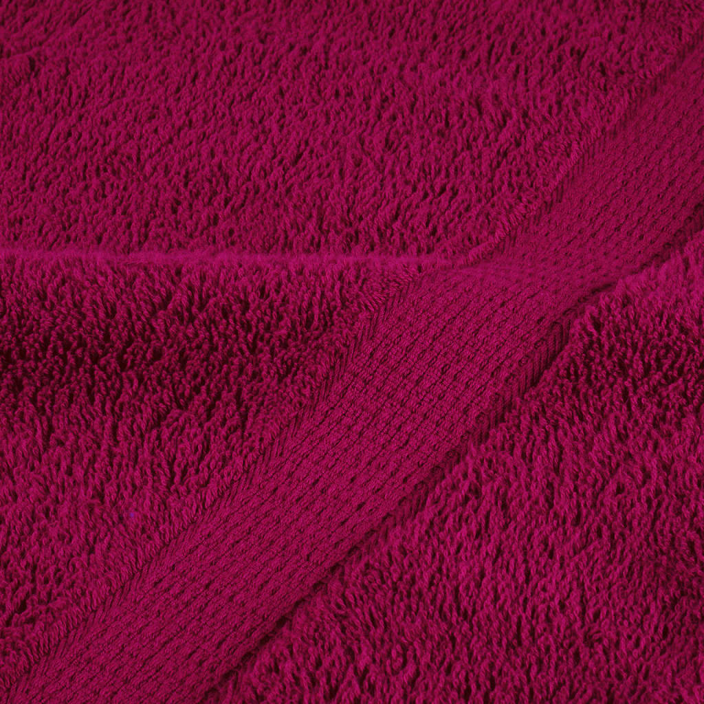 Premium håndklæder SOLUND 2 stk. bordeaux 50x100 cm 600 gsm