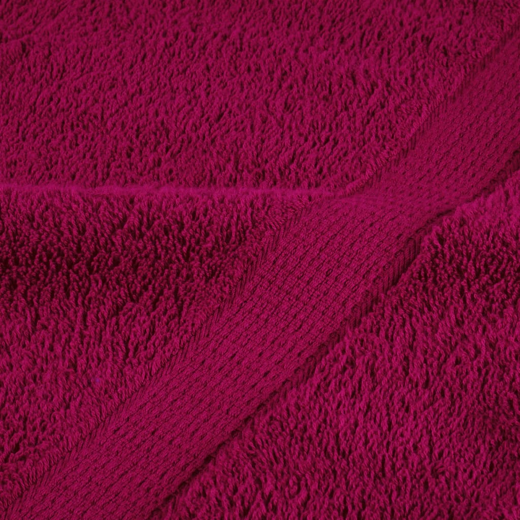 Premium badehåndklæder SOLUND 2 stk bordeaux 70x140 cm 600 gsm