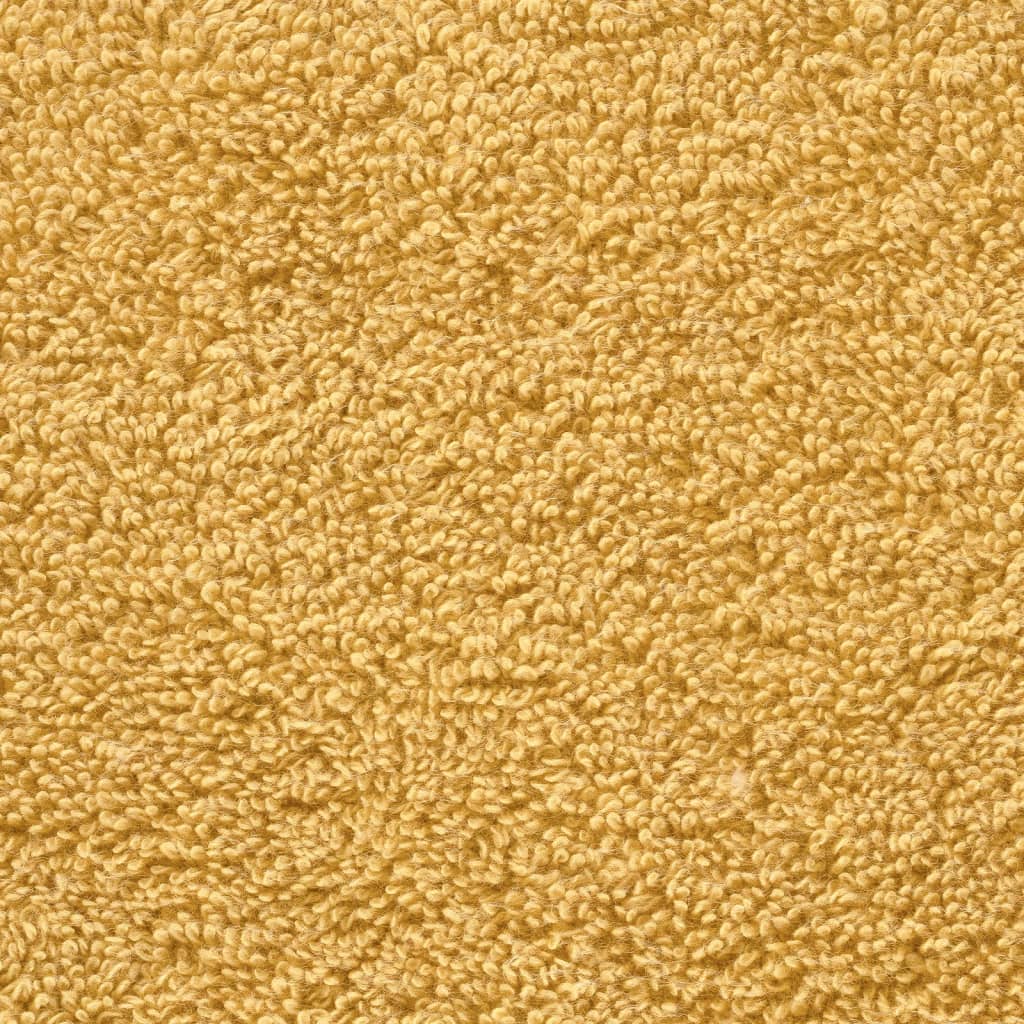 Premium gæstehåndklæder SOLUND 4 stk. guld 30x50 cm 600 gsm